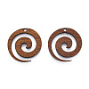 Natural Walnut Wood Pendants LS-X-WOOD-N011-018-3