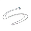 304 Stainless Steel Cable Chain Necklaces MAK-F029-01-A-1