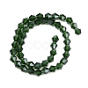 5 Strands 5 Styles Transparent Electroplate Glass Beads Strands EGLA-FP0001-05-2