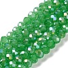 Baking Electroplate Glass Beads Strands DGLA-A039-J6MM-B03-2