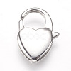 Tarnish Resistant 304 Stainless Steel Lobster Claw Clasps STAS-I082-15P-01-2