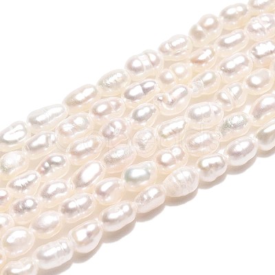 Natural Cultured Freshwater Pearl Beads Strands PEAR-T006-30-1