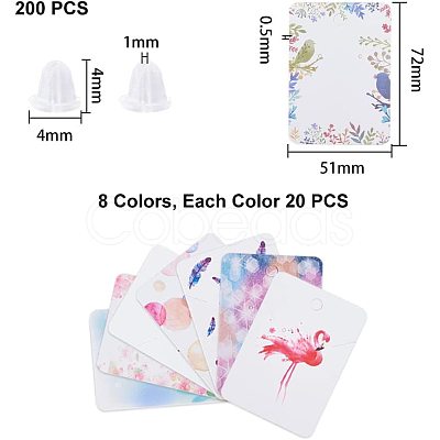 Cardboard Necklace & Earring Display Cards CDIS-PH0001-15-1