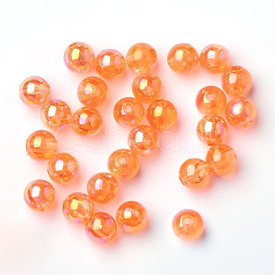 Eco-Friendly Transparent Acrylic Beads PL732-16-1