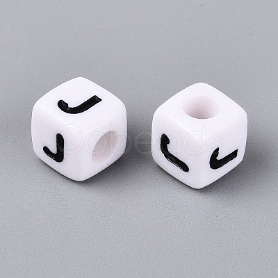 Opaque Acrylic Beads SACR-N020-04A-J-1