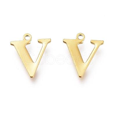 PVD Vacuum Plating 304 Stainless Steel Charms STAS-H112-V-G-1