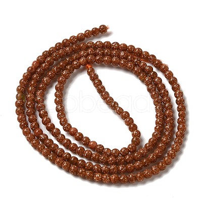 Synthetic Goldstone Beads Strands X-G-B090-A08-01-1