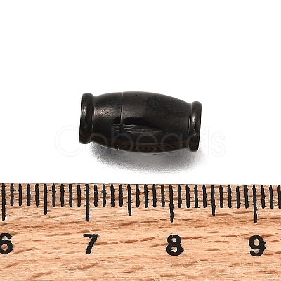 Barrel 304 Stainless Steel Magnetic Clasps STAS-D382-03A-EB-1