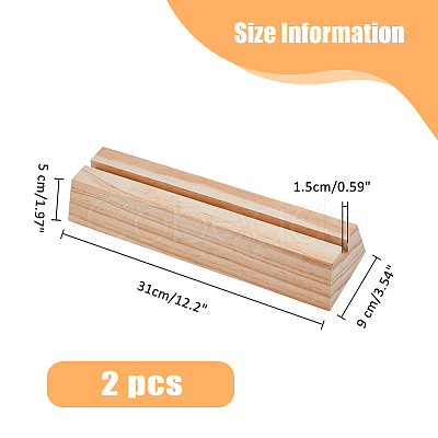 Wood Brooch Storage Holder ODIS-WH0038-129-1