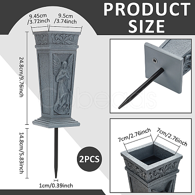 Resin Vase DIY-WH0671-370-1