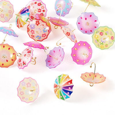 20Pcs 10 Styles Acrylic Pendants MACR-TA0002-20-1