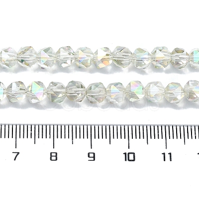 Electroplate Glass Beads X-EGLA-L018-B-AB02-1
