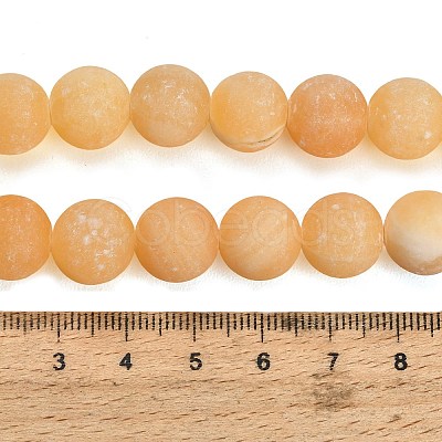 Natural Yellow Calcite Beads Strands GG-CBAA3AB-03-12mm-1