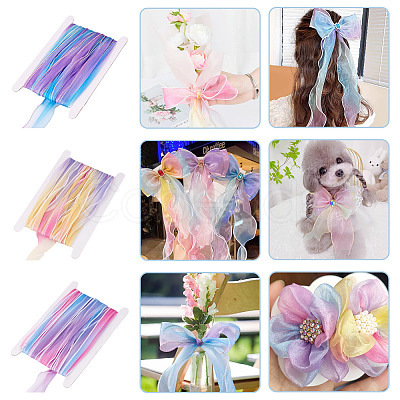 10M Polyester Gauze Ribbon OCOR-TA0003-24B-1