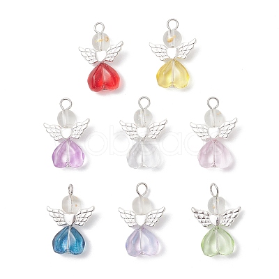Glass Pendants PALLOY-JF04591-1