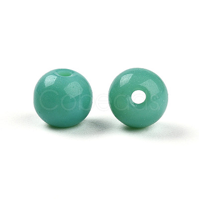 Opaque Solid Color Glass Beads X1-GLAA-N007-6mm-A01-1