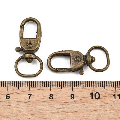 Zinc Alloy Swivel Clasps AL-CBAC079-16AB-1