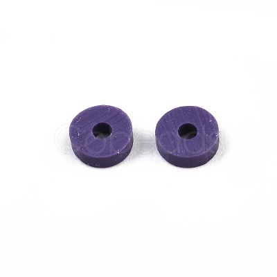 Handmade Polymer Clay Beads CLAY-R067-4.0mm-B03-1