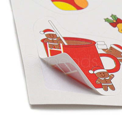 Christmas Theme Paper Sticker AJEW-Q151-02C-1