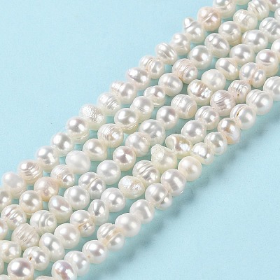 Natural Cultured Freshwater Pearl Beads Strands PEAR-E018-62-1