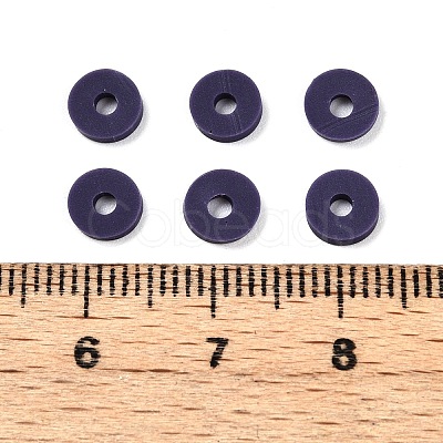 Handmade Polymer Clay Beads CLAY-R067-4.0mm-B04-1