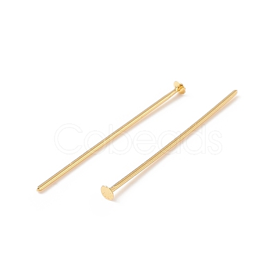 Brass Flat Head Pins KK-WH0058-03B-G01-1