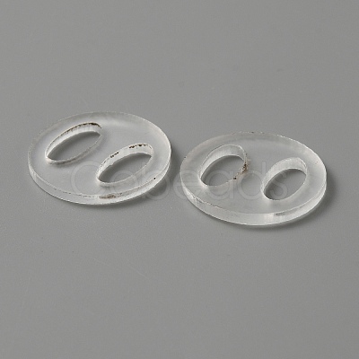 Acrylic Blank Pompom Ball Removable Button TOOL-WH0136-84-1