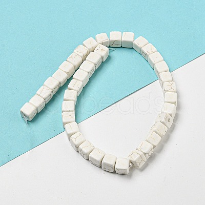 Synthetic Howlite Beads Strands G-G075-B01-01-1