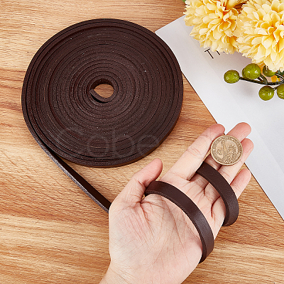 Flat Cowhide Leather Cord WL-GF0001-10D-03-1