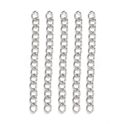 Tarnish Resistant 304 Stainless Steel Ends Chains CHS-R005-1