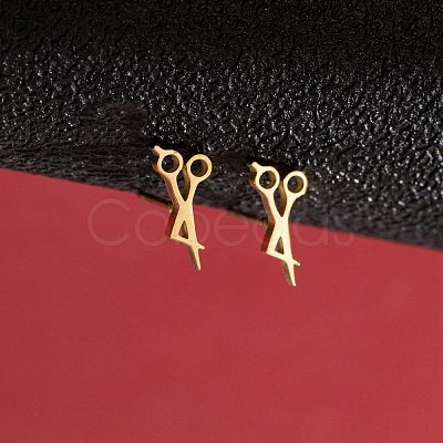 Stainless Steel Small Animal Stud Earrings for Women PW-WG87B69-29-1