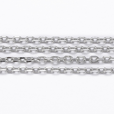 Tarnish Resistant 304 Stainless Steel Cable Chains CHS-H009-23P-1