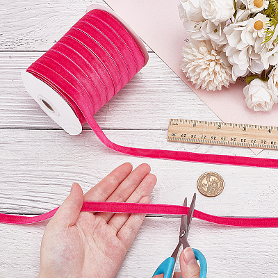 Velvet Ribbon SRIB--WH0030-01B-1