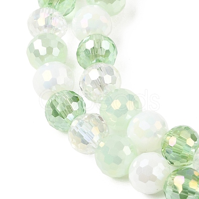Electroplate Glass Beads Strands EGLA-D300-06-6mm-23-1