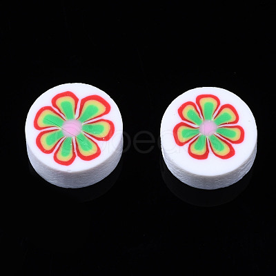 Handmade Polymer Clay Beads CLAY-N008-039N-1