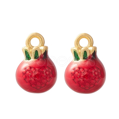 2Pcs Brass Enamel Charms KK-YW0001-87-1