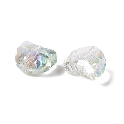 100Pcs Electroplate Glass Beads EGLA-P060-01A-HR01-1