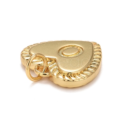 Rack Plating Golden Brass Pendants KK-E260-01G-O-1