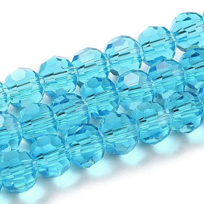 Transparent Glass Beads EGLA-A035-T6mm-D08-1