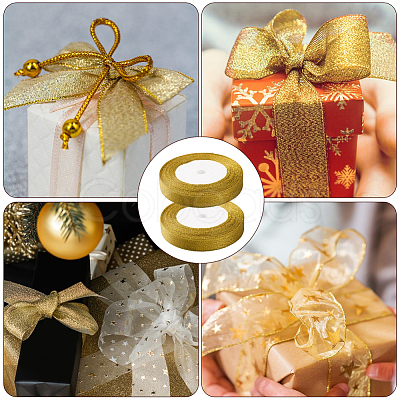 2Rolls Glitter Metallic Ribbon OCOR-GF0005-78B-01-1