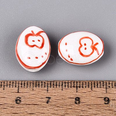 Handmade Porcelain Beads PORC-N012-14D-02-1