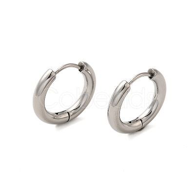 Tarnish Resistant 304 Stainless Steel Hoop Earrings EJEW-P177-P-20-1