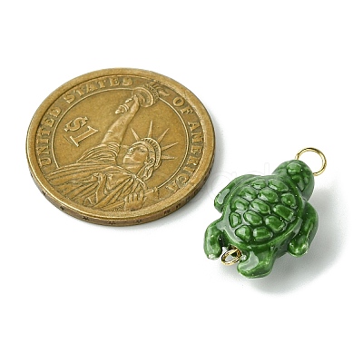 Handmade Procelain Pendants PALLOY-JF02470-1