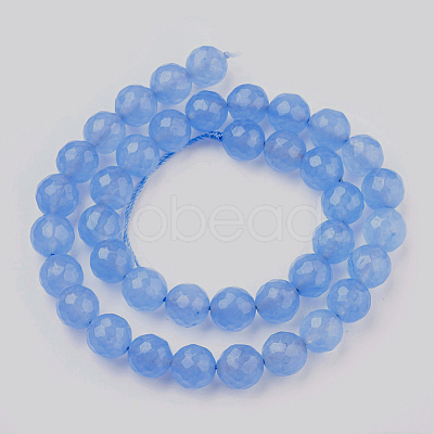 Natural Malaysia Jade Beads Strands X-G-K288-8mm-12-1