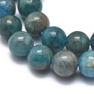 Natural Apatite Beads Strands LS-G-I254-08A-01-1