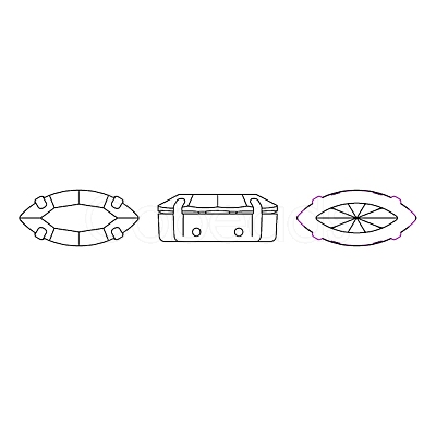 Preciosa® MAXIMA Crystal Sew-On Cups X-PRC-SE8-20050-S-1