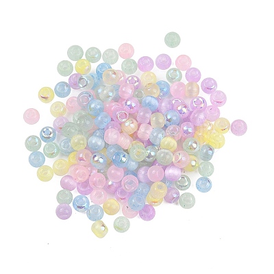 Mixed Color Imitation Cat Eye Glass Round Seed Beads LS-SEED-NH0003-01A-04-1