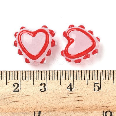 Handmade Lampwork Bumpy Beads LAMP-D003-01B-1