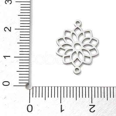 Chakra 304 Stainless Steel Connector Charms SA-CBA28C1-01F-P-1