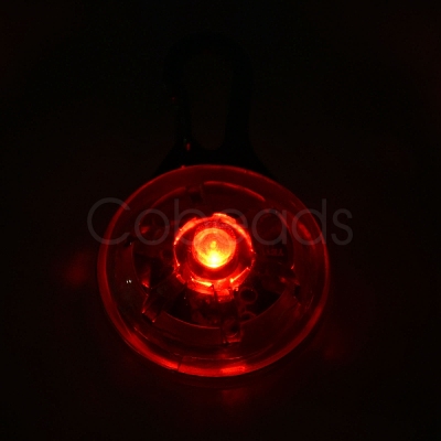 Plastic & Iron LED Collar Light AJEW-P080-02-1